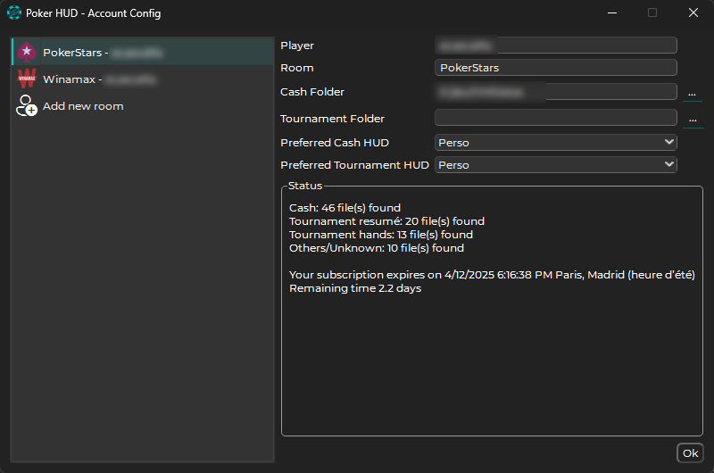 Account Configuration